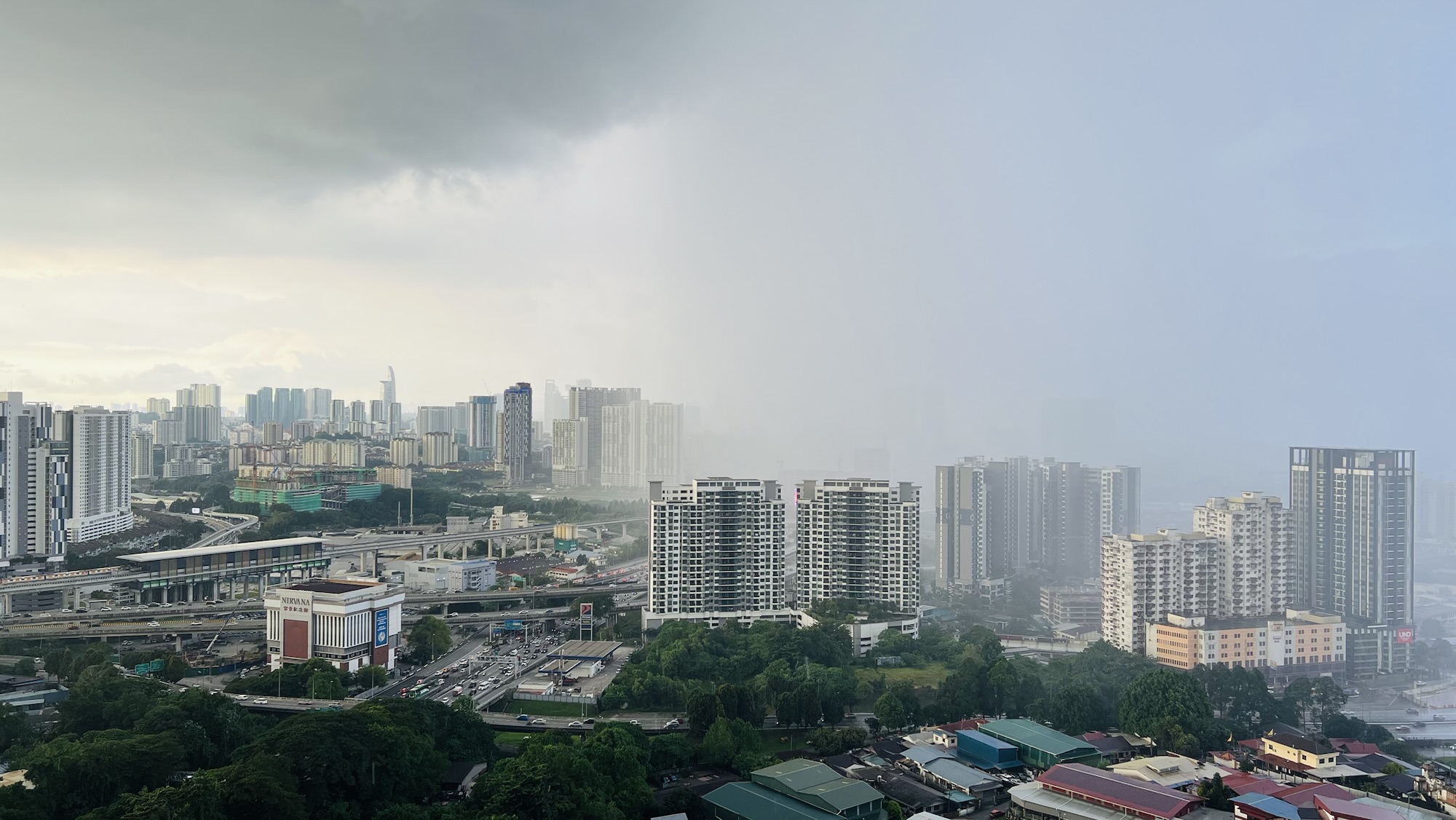 Incoming rain